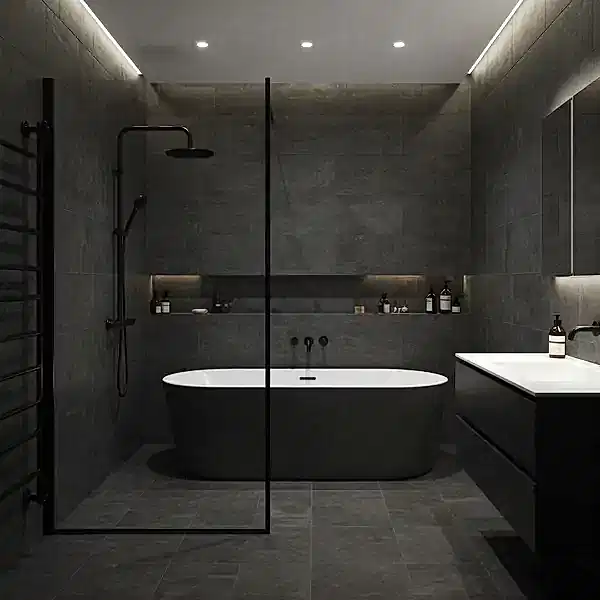 Antresit Banyo Dekorasyonu