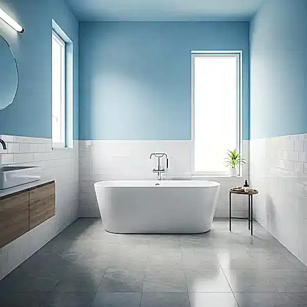 Mavi Banyo Dekorasyonu